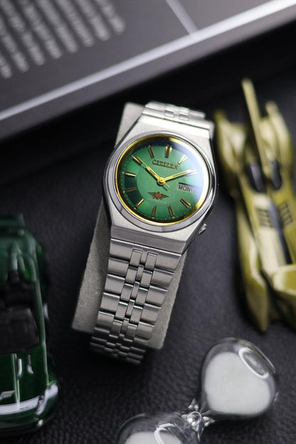 (Super Rare) Citizen Eagle 7 Emerald Green Dial - Automatic Vintage Watch (Pre Owned) - SE522