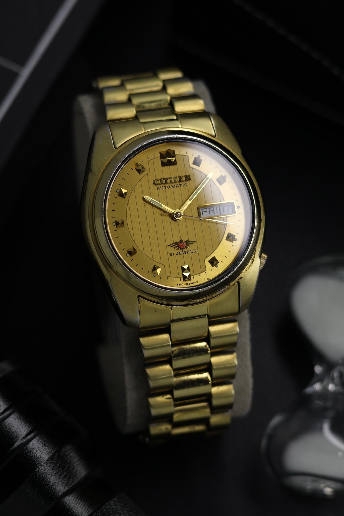 (Super Rare) Citizen Eagle 7 Gold Motif Dial - Automatic Vintage Watch (Pre Owned) - SE698