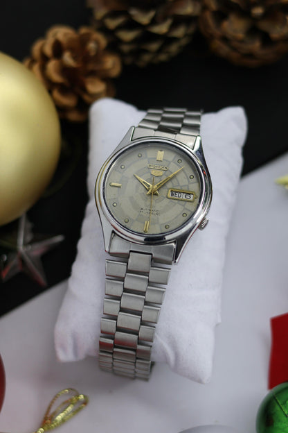 1983 Seiko 5 Grey Motif Dial (Pre Owned)