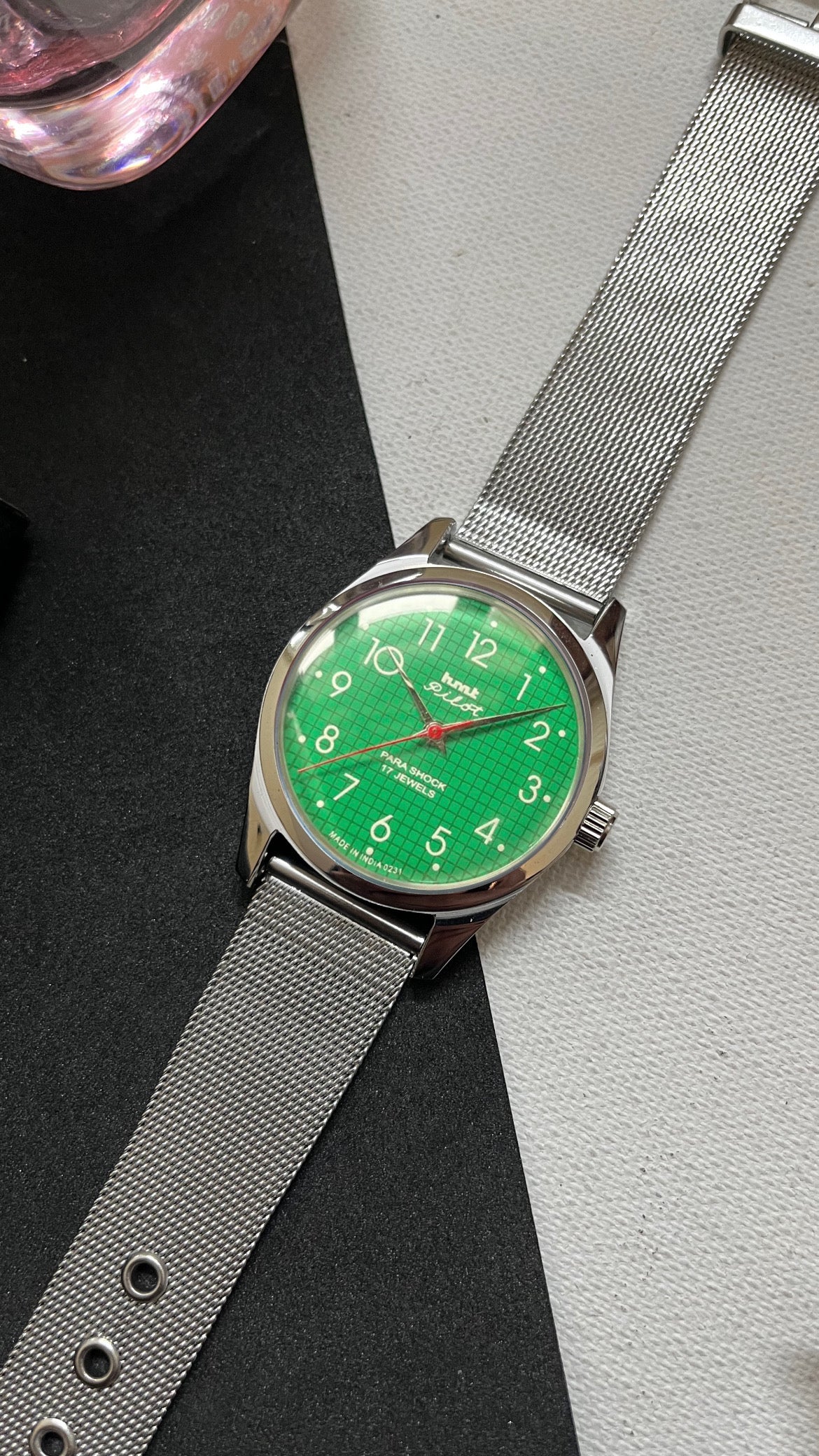 HMT Pilot Graph Dial - GREEN