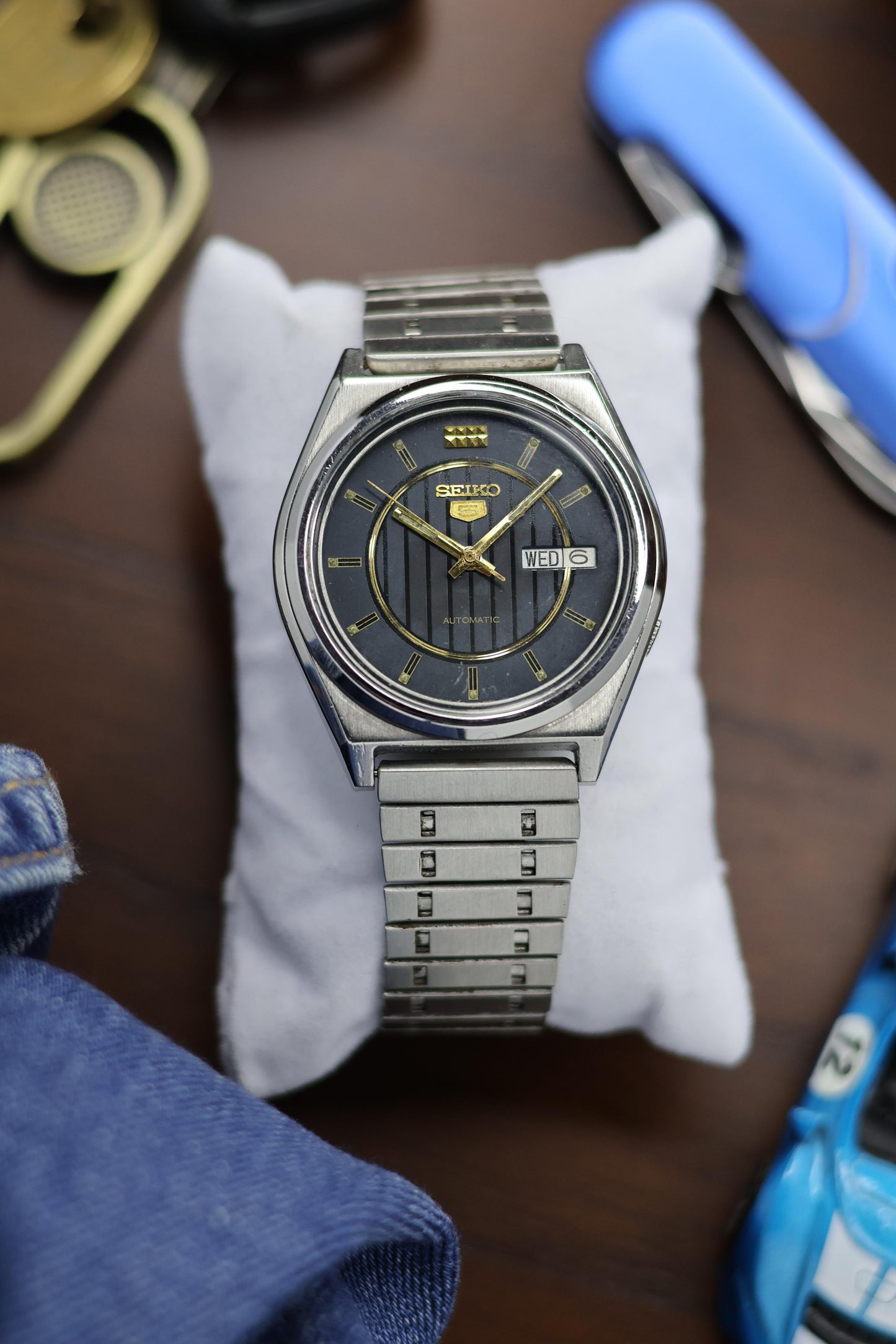 1982 Seiko 5 Navy Blue Dial (Pre Owned)