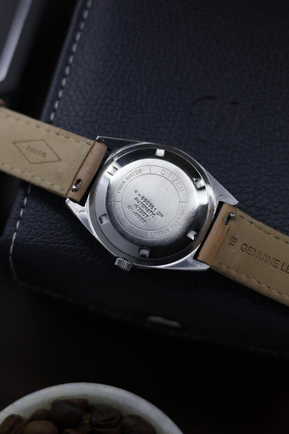 (Super Rare) Citizen Automatic 7 SUPER KING Black Dial with Fluted Bezel - Automatic Vintage Watch (Pre Owned) - A385