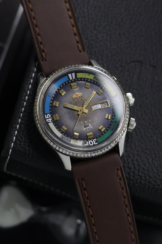 (Extremely Rare) Orient Tri-Star SK Diver with Inner Rotating Bezel - Automatic Vintage Watch (Pre Owned) - SE738
