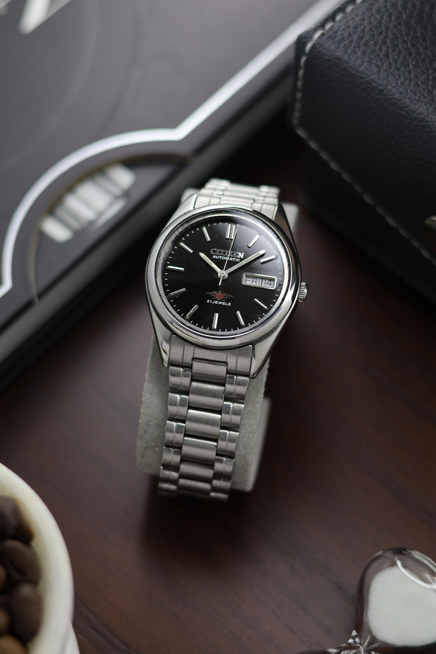 Citizen Eagle 7 Black Dial - Automatic Vintage Watch (Pre Owned) - A394