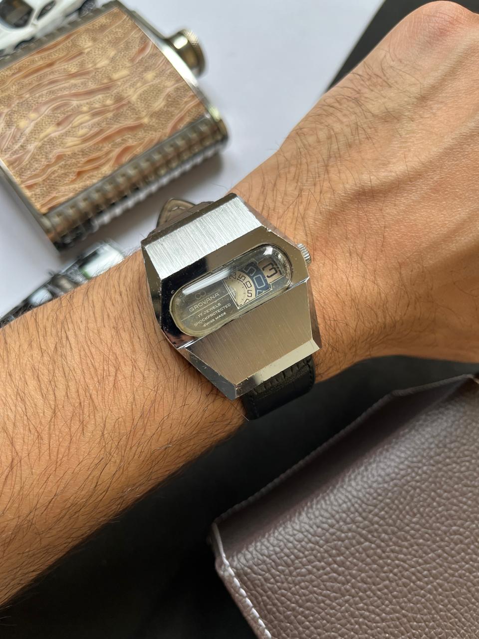 Super Rare Grovana Jumping Hour Pre owned watchtopia.in