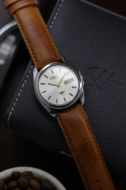 Citizen Eagle 7 White Sunray Dial - Automatic Vintage Watch (Pre Owned) - A374