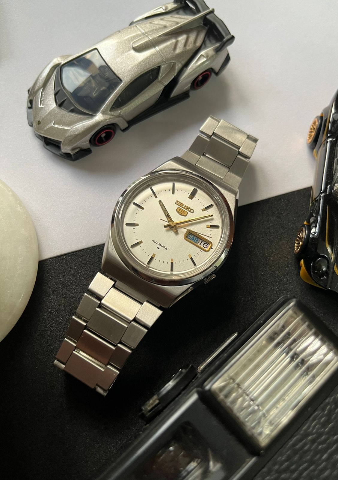 1992 Seiko 5 White Dial (Pre Owned)