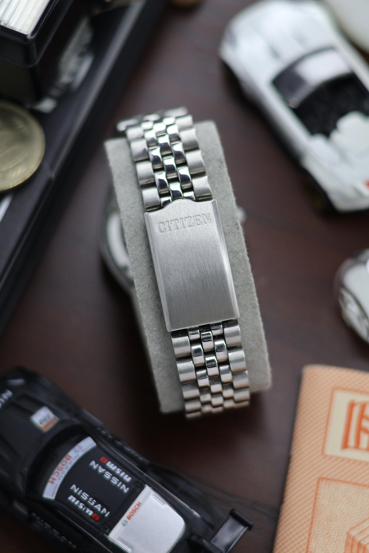 (Super Rare) Citizen Automatic Crystal 7 White Dial with Jubilee Bracelet - Automatic Vintage Watch (Pre Owned) - SE523