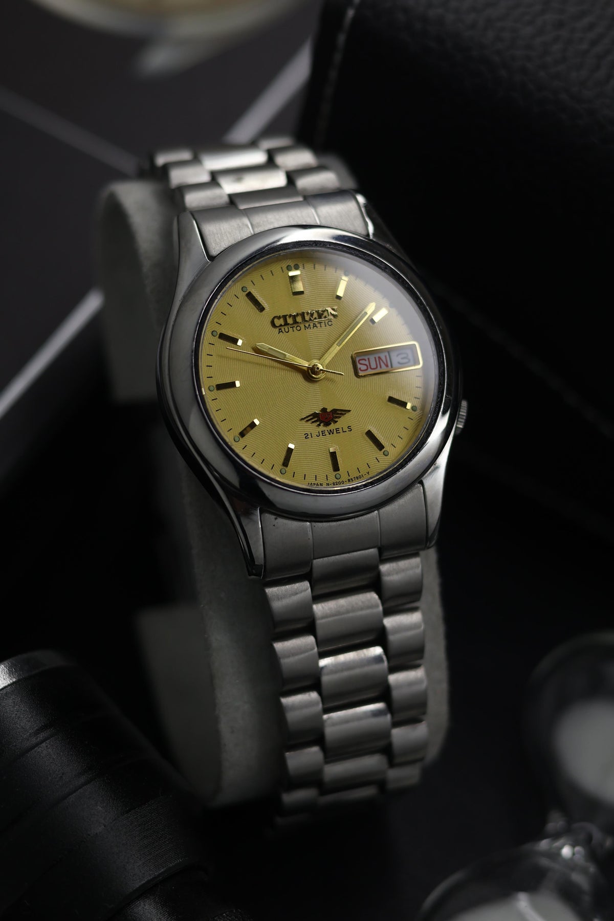(Super Rare) Citizen Eagle 7 Gold Guilloche Dial - Automatic Vintage Watch (Pre Owned) - SE815