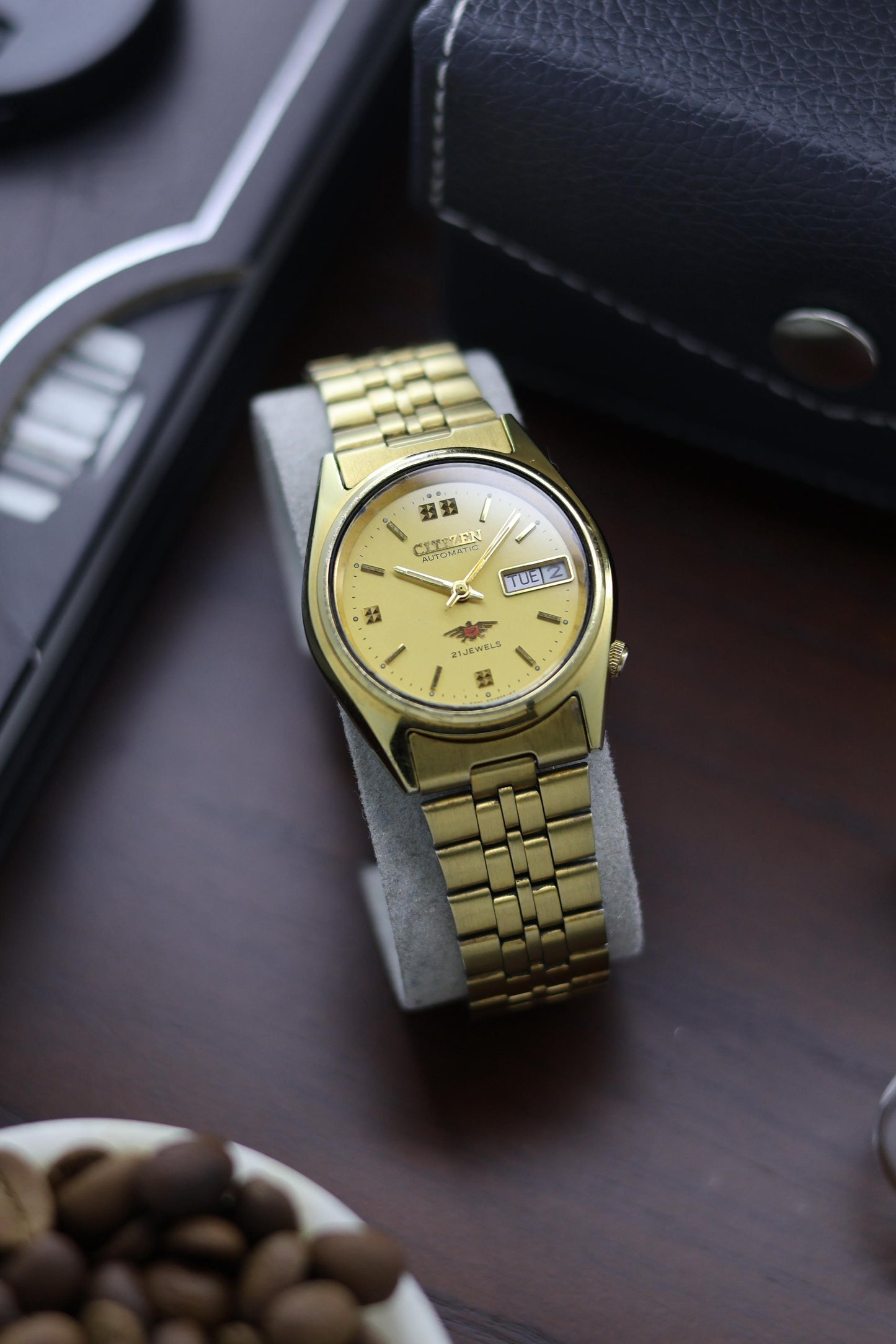 Citizen Eagle 7 Gold Dial - Automatic Vintage Watch (Pre Owned) - A233