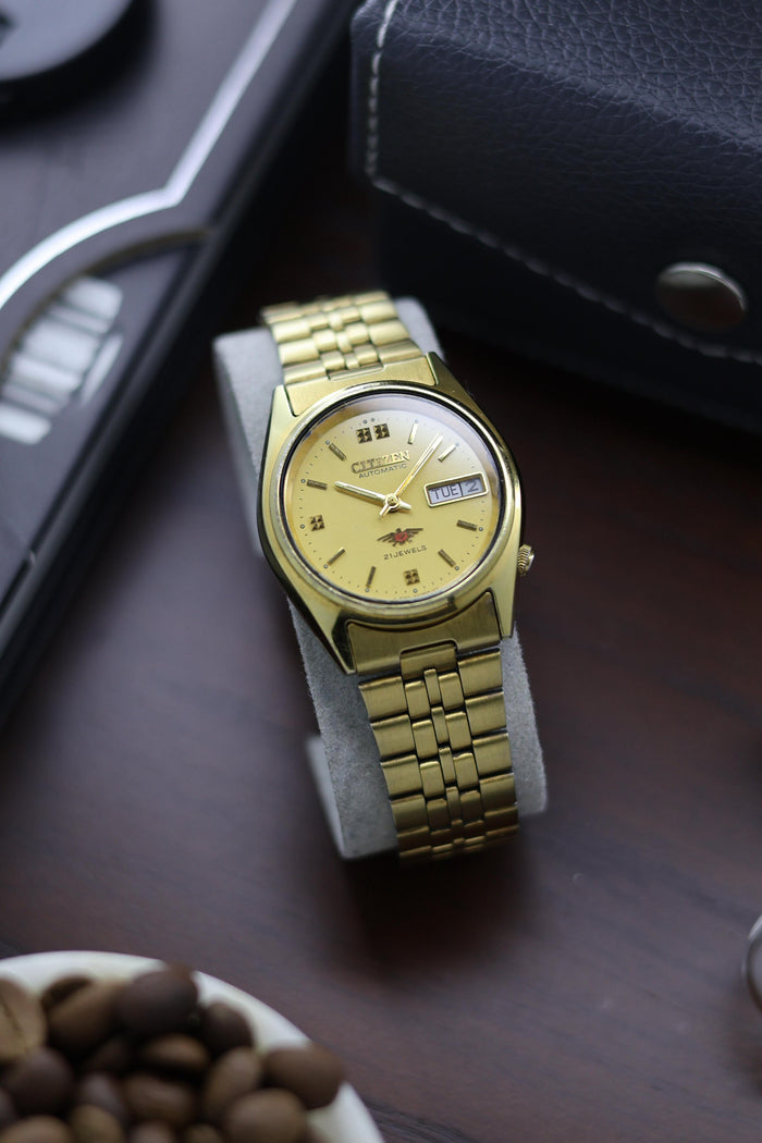 Citizen Eagle 7 Gold Dial - Automatic Vintage Watch (Pre Owned) - A233