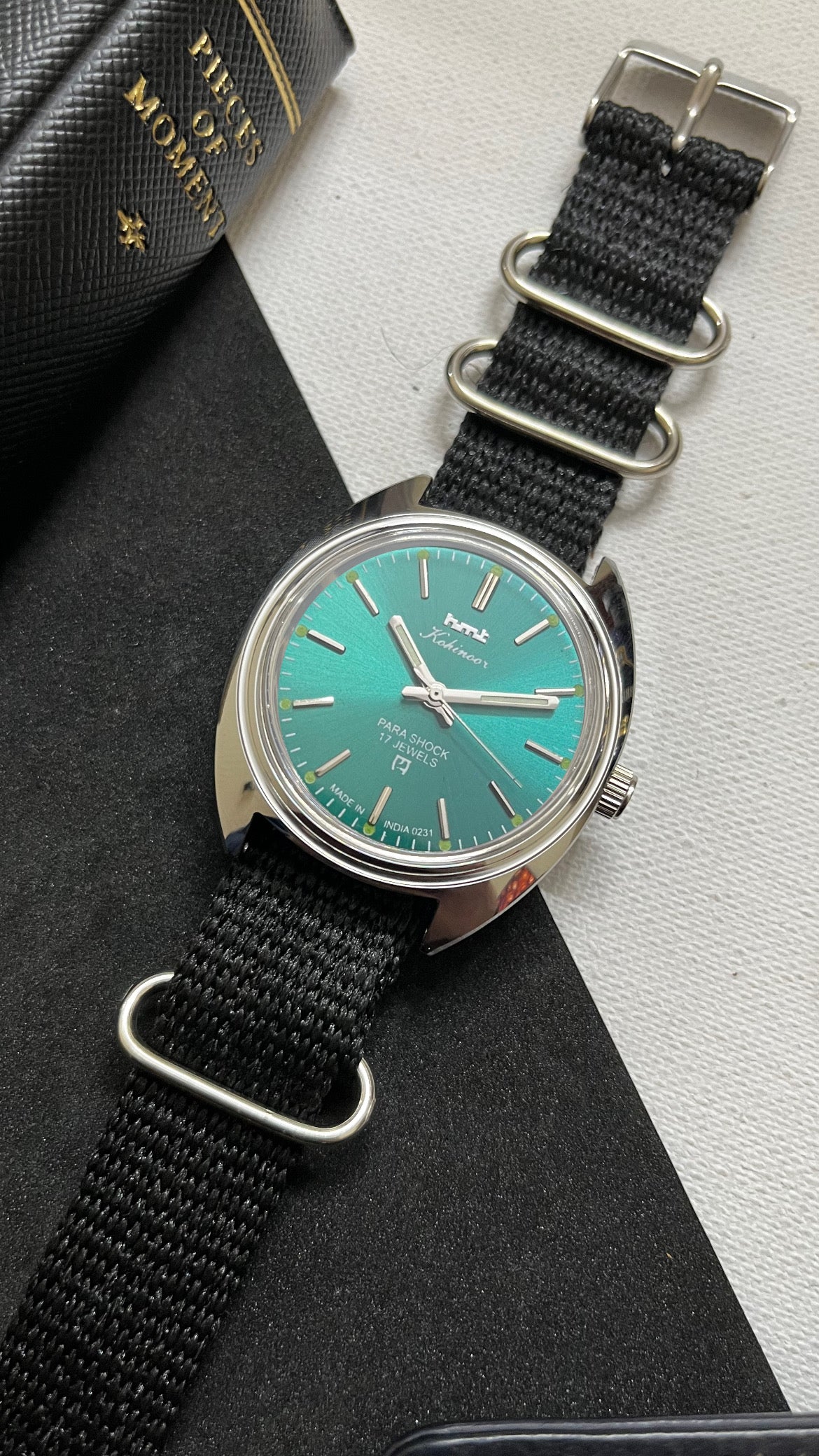 HMT Kohinoor TIFFANY/AQUA BLUE SUNBURST