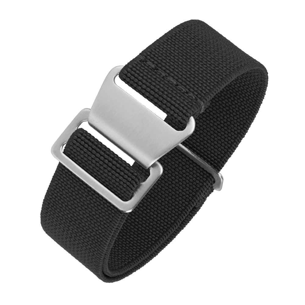 PREMIUM PARACHUTE Elastic Nylon Watch Strap - with FREE Strap Tool!