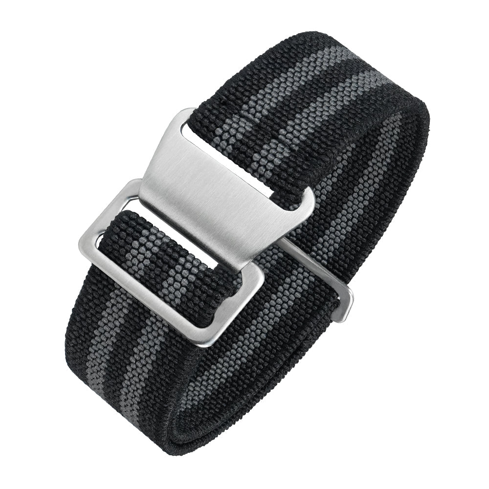 PREMIUM PARACHUTE Elastic Nylon Watch Strap - with FREE Strap Tool!