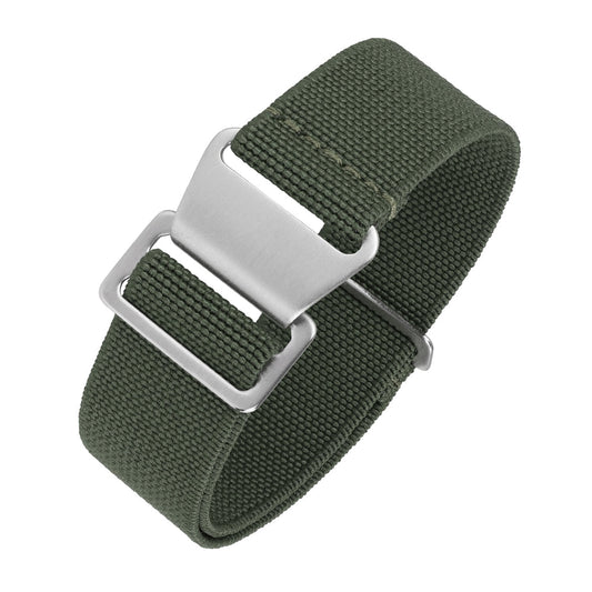 PREMIUM PARACHUTE Elastic Nylon Watch Strap - with FREE Strap Tool!