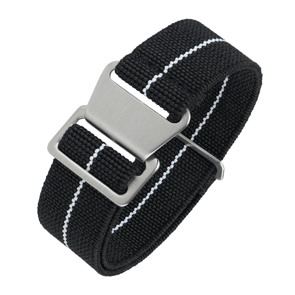 PREMIUM PARACHUTE Elastic Nylon Watch Strap - with FREE Strap Tool!