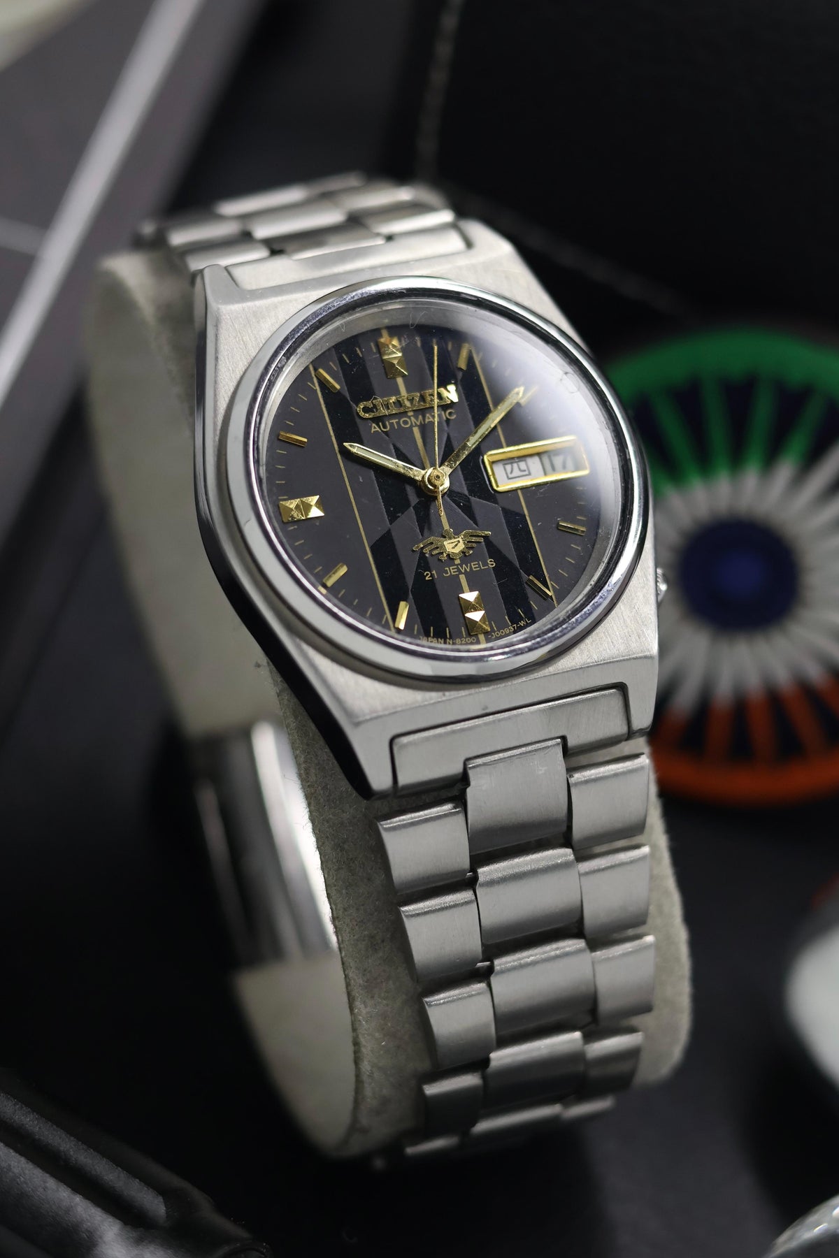 (Super Rare) Citizen Eagle 7 Grey Motif Dial - Automatic Vintage Watch (Pre Owned) - SE702