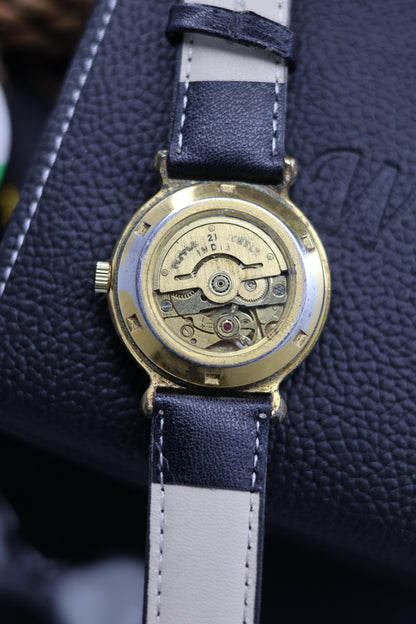 (Extremely Rare) Vintage HMT Roman Automatic Patina Dial - in Original Condition - Automatic Vintage Watch (Pre Owned) - SE571