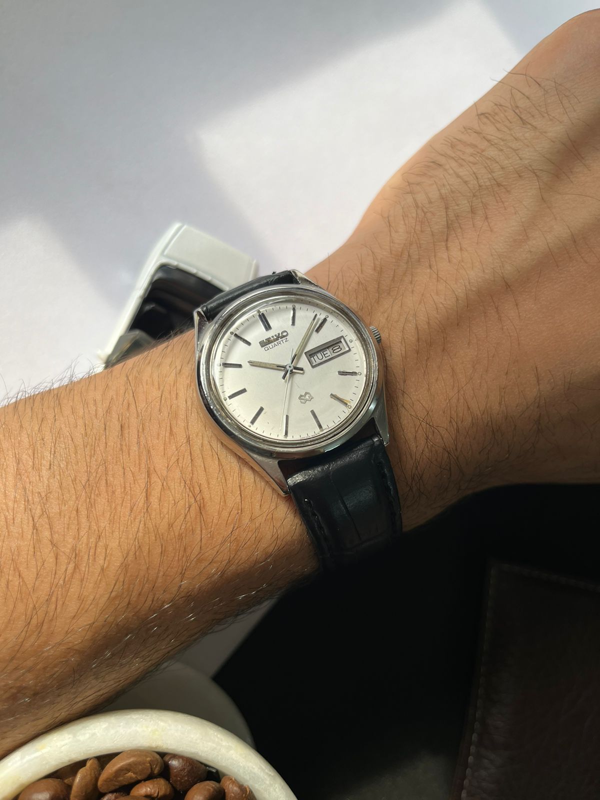 1985 Seiko Quartz White Dial (Pre Owned)