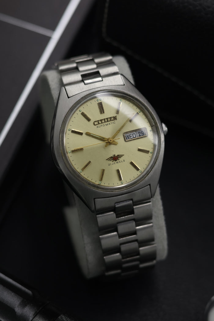 (Super Rare) Citizen Eagle 7 Champagne Dial - Automatic Vintage Watch (Pre Owned) - SE829