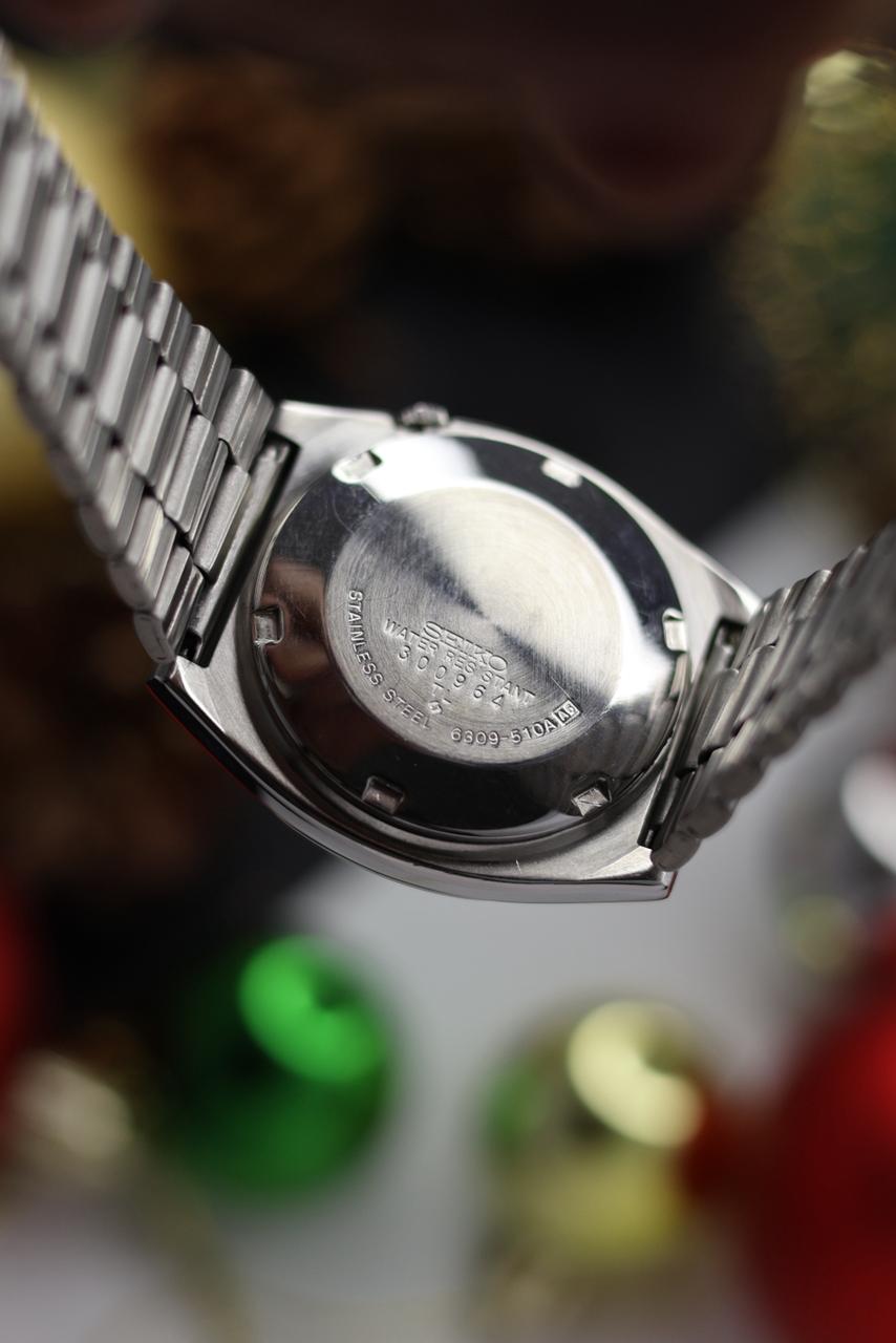 (Super Rare) 1983 Seiko 5 Railway Time Navy Blue Dial - Automatic Vintage Watch (Pre Owned) - SE515