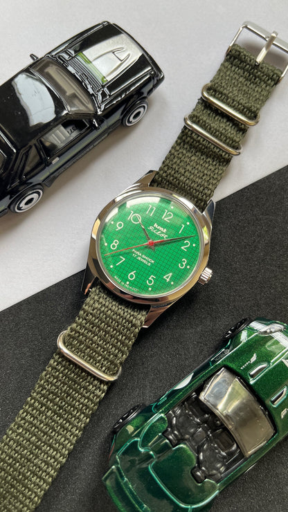 HMT Pilot Graph Dial - GREEN