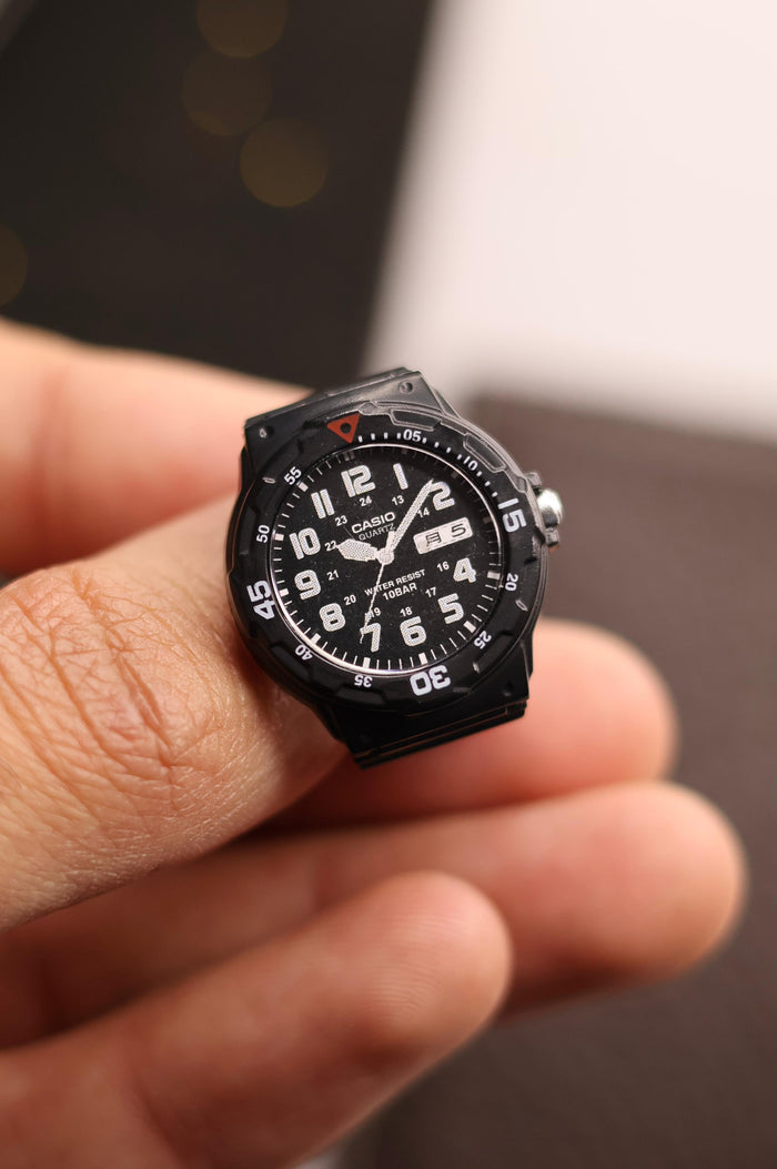 CASIO JAPANESE GACHA RING - MRW-200 (Super Rare JDM Collectible Watch Ring)