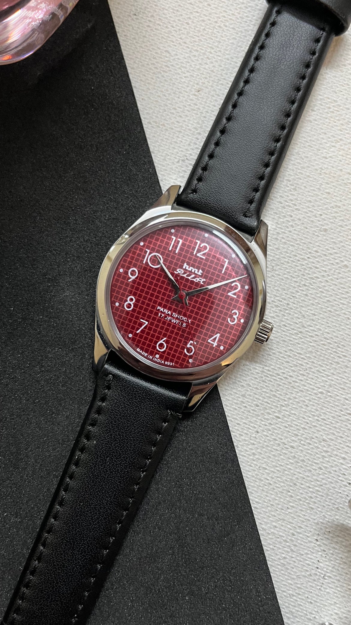 HMT Pilot Graph Dial - RED