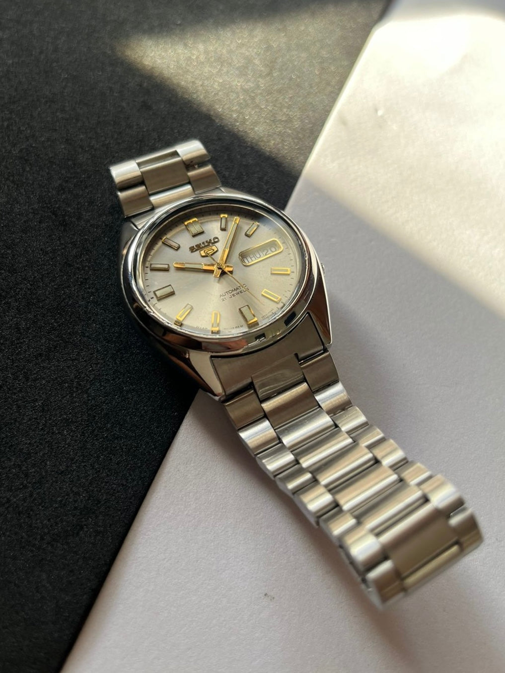 (Super Rare) Seiko 5 SNXS75 with Glass Back (Pre Owned)