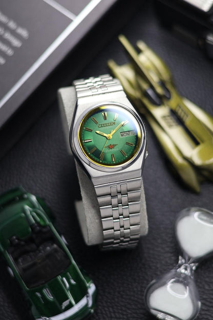 (Super Rare) Citizen Eagle 7 Emerald Green Dial - Automatic Vintage Watch (Pre Owned) - SE522