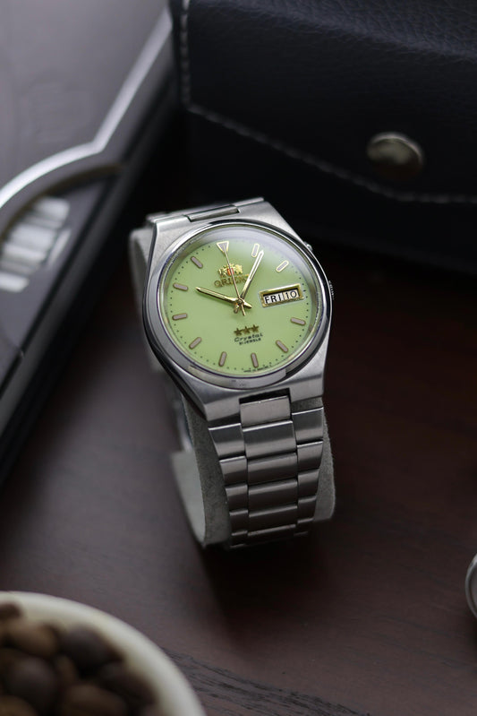 (Super Rare) Orient Tri-Star Crystal Lume Dial - Automatic Vintage Watch (Pre Owned) - A372