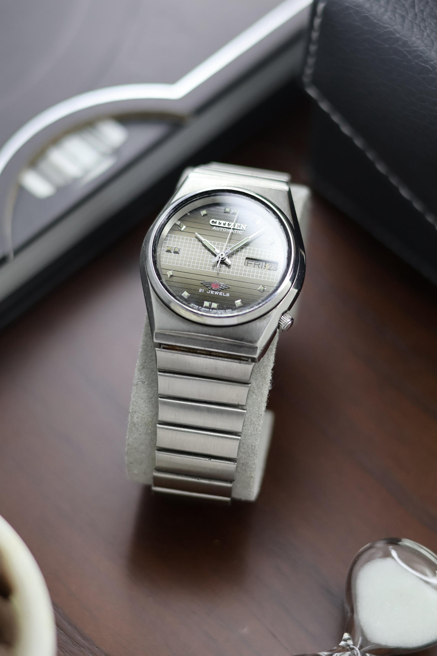 (Super Rare) Citizen Eagle 7 Grey Motif Dial - Automatic Vintage Watch (Pre Owned) - A350