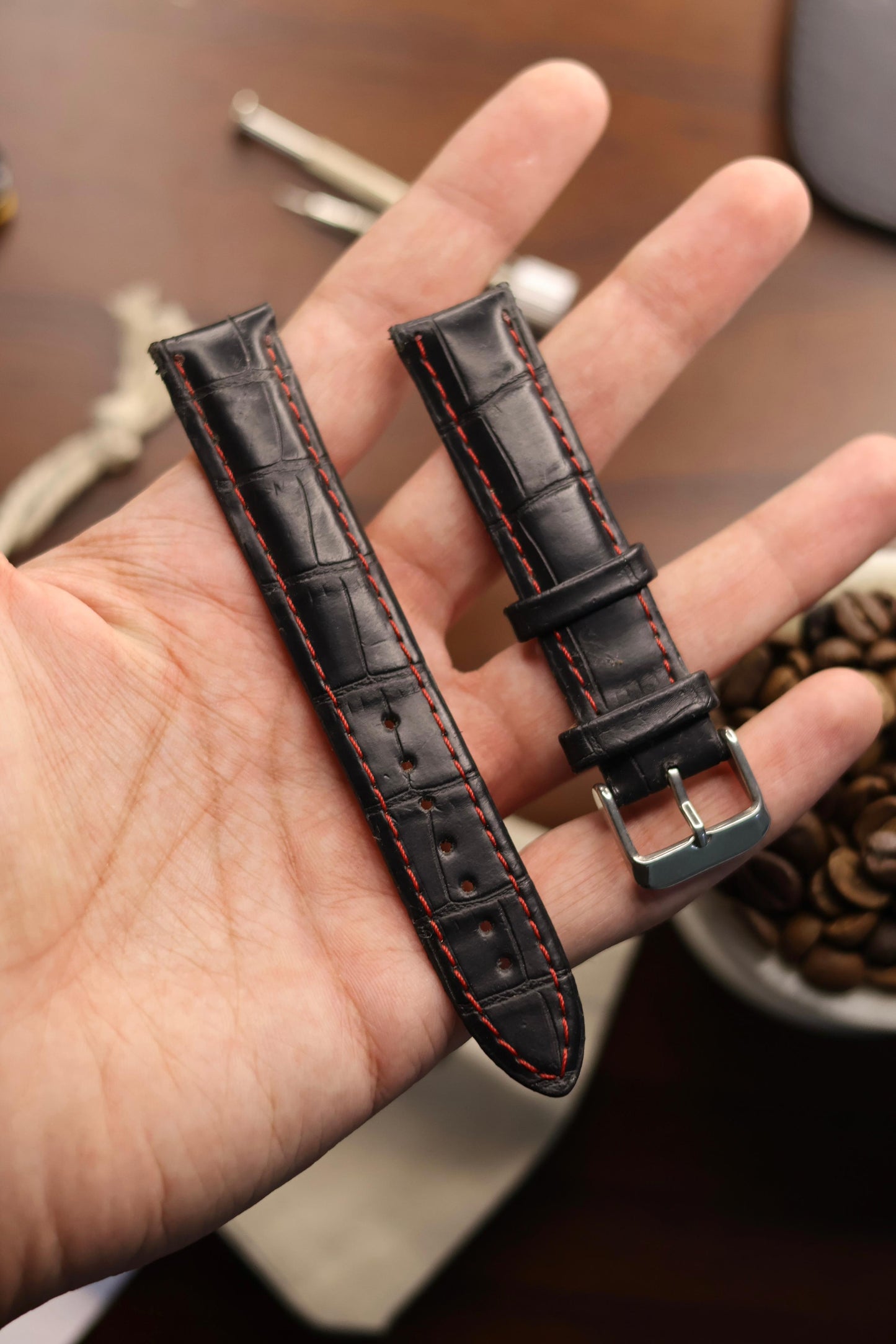 Croc Leather Strap (18mm)