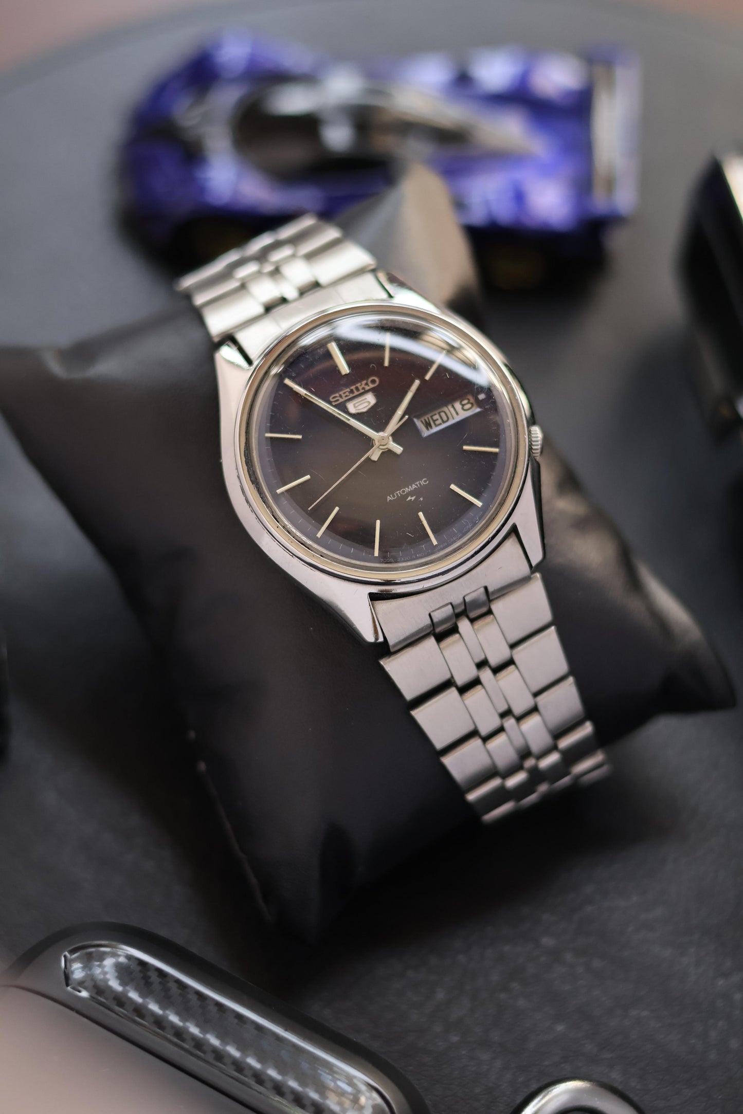 1982 Seiko 5 Navy Blue Dial (Pre Owned)