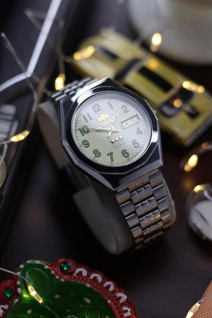(Super Rare) Orient Tri-Star Crystal Field Dial with Hexagonal Case - Automatic Vintage Watch (Pre Owned) - SE531