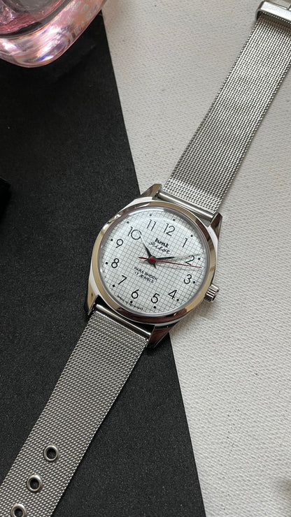 HMT Pilot Graph Dial- White