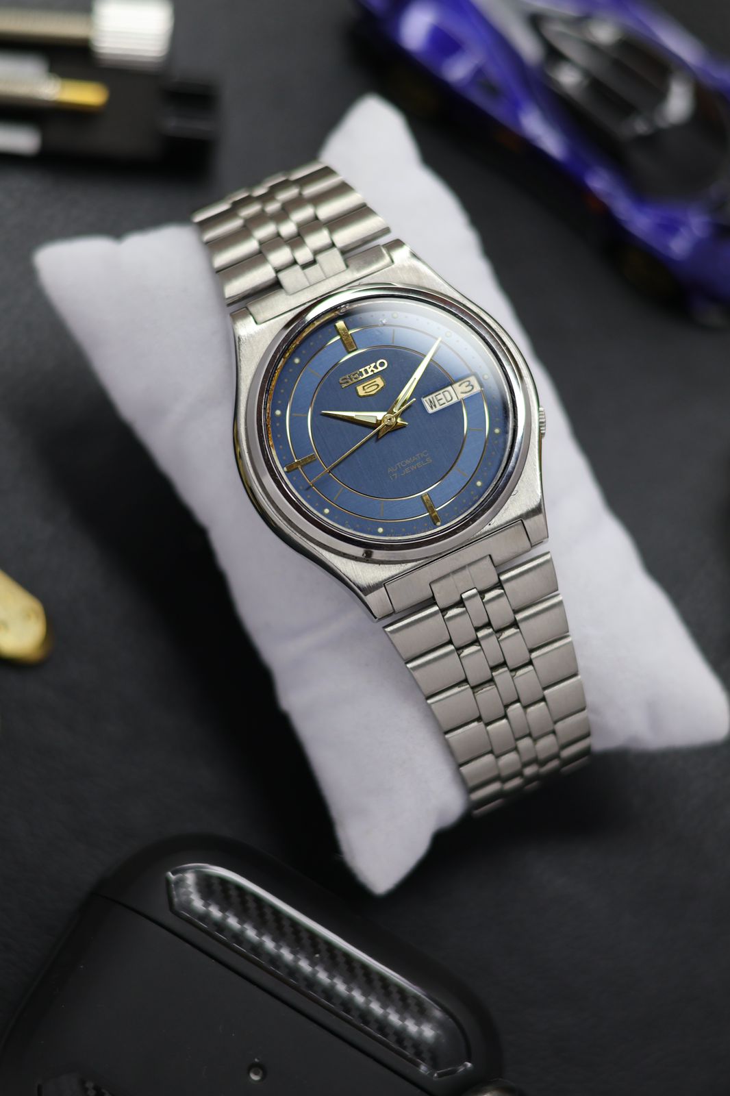 1989 Seiko 5 Blue Dial (Pre Owned)