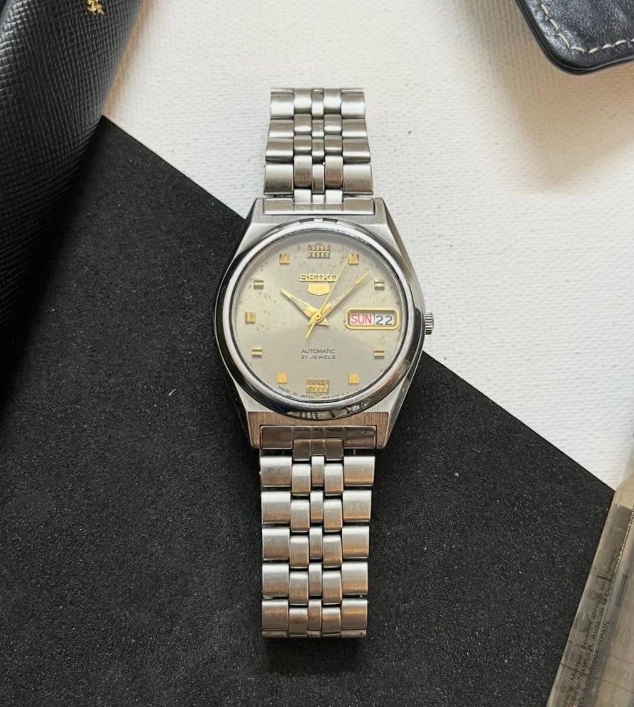 Seiko 5 Grey Patina Dial (Pre Owned)