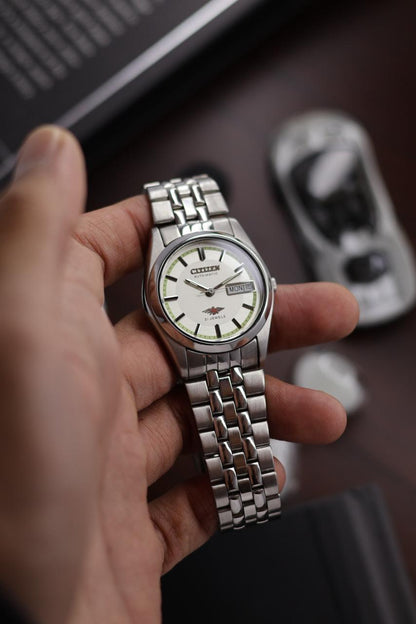 (Super Rare) Citizen Eagle 7 White Dial - Automatic Vintage Watch (Pre Owned) - SE456