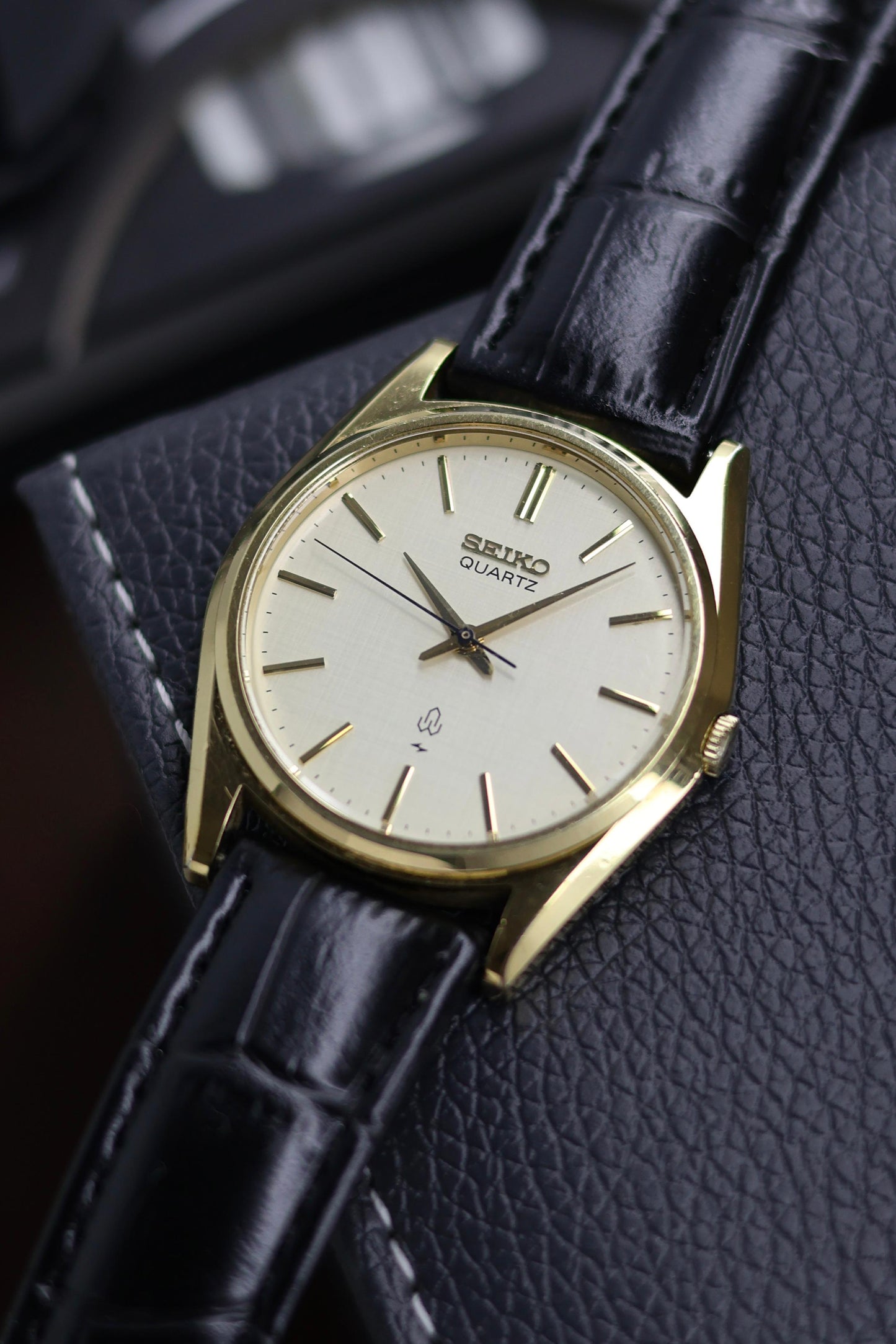 (JDM - Extremely Rare) 1979 Seiko LINEN Dial - Vintage Watch (Pre Owned) - A163