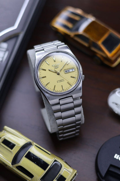 Seiko 5 Yellow Dial - Automatic Vintage Watch (Pre Owned) - SE486