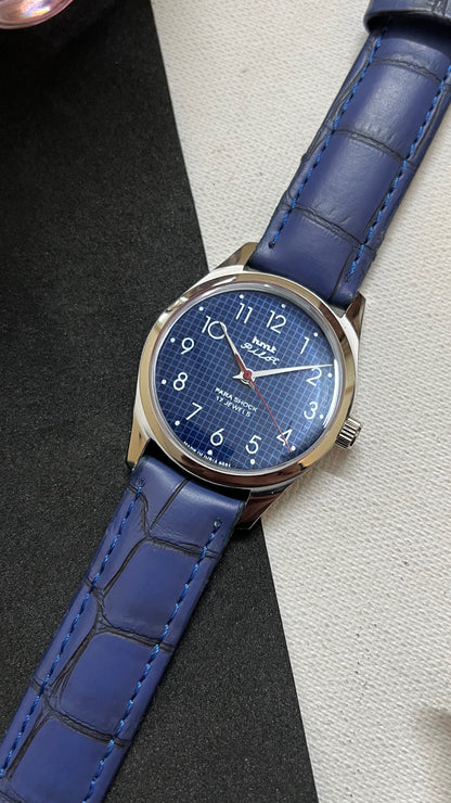 HMT Pilot Graph Dial- BLUE