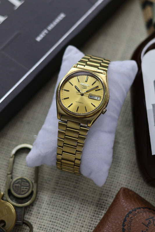 1998 Seiko 5 Gold Dial (Pre Owned)