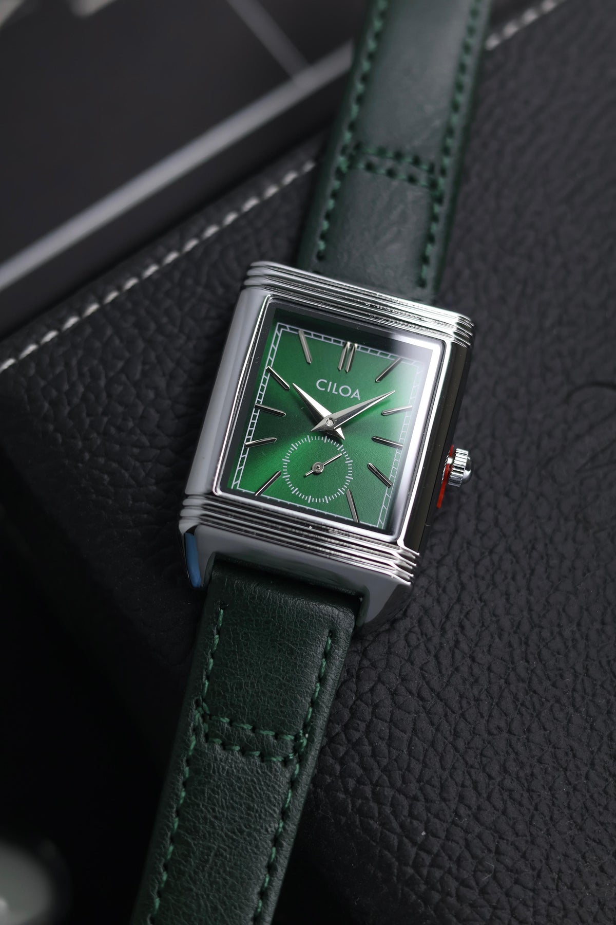 CILOA TANK Green Dial Watch with Small Seconds - READY TO SHIP (IMPORTED)