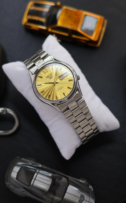 1994 Seiko 5 Gold Sunray Dial (Pre Owned)