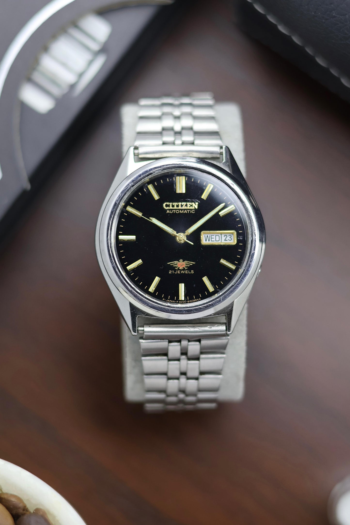 Citizen Eagle 7 Black Dial - Automatic Vintage Watch (Pre Owned) - A348