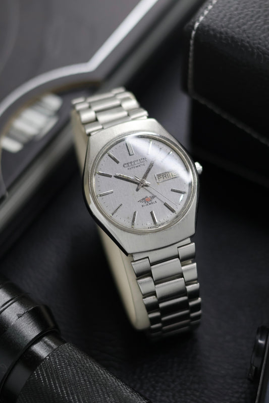 (Super Rare) Citizen Eagle 7 Grey Dial - Automatic Vintage Watch (Pre Owned) - SE498