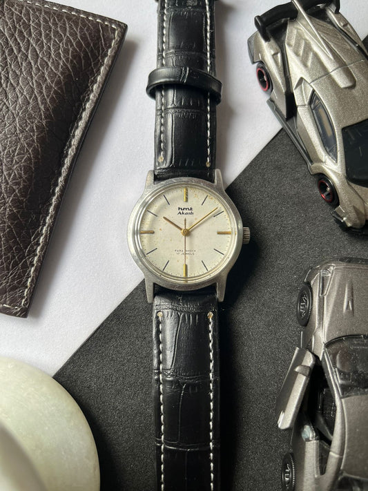 HMT Akash Aged White Dial - in Original Condition (Pre Owned)