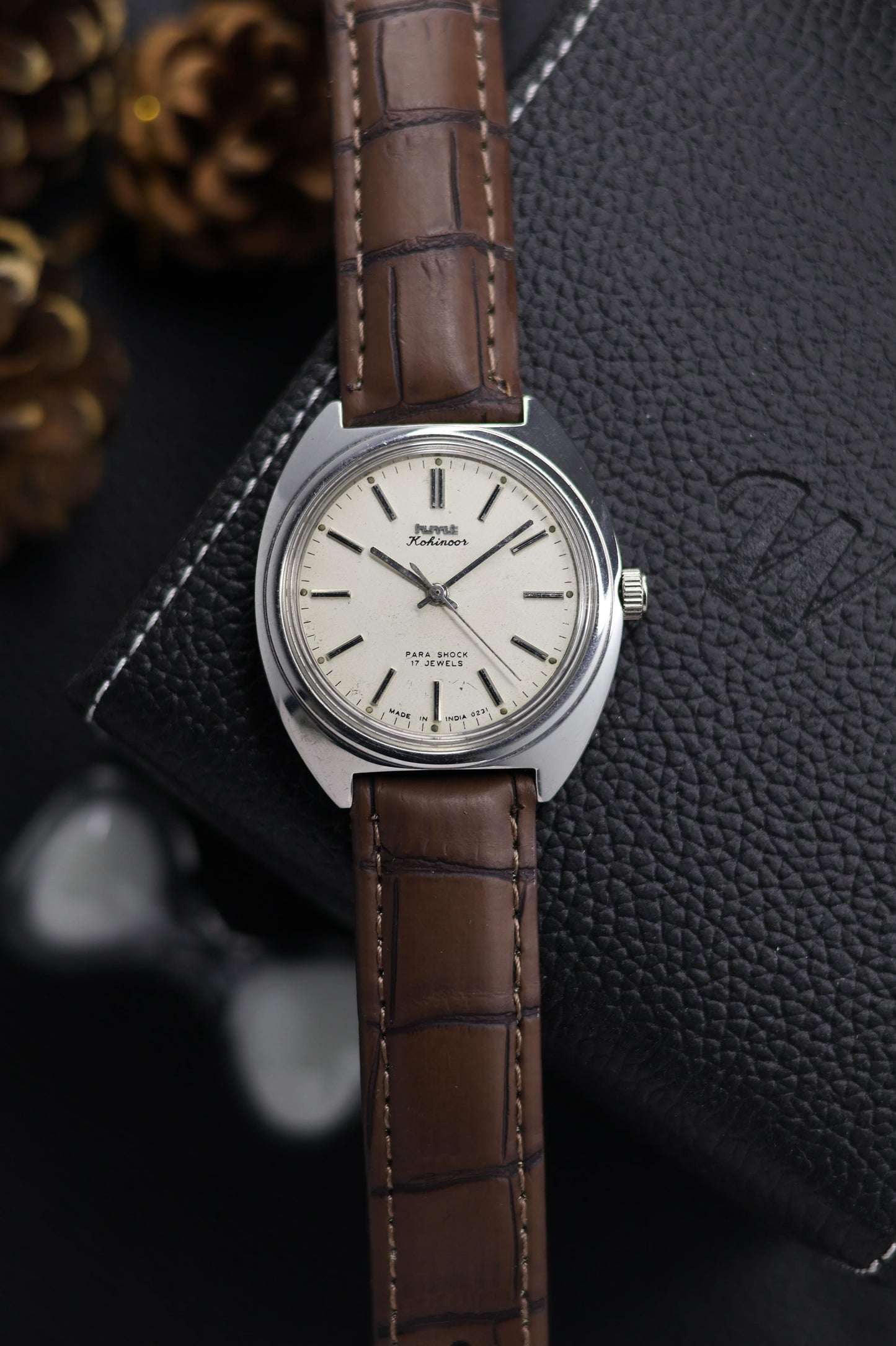 Vintage HMT Kohinoor White Dial - in Original Condition - Mechanical Hand Winding Watch (Pre Owned) - A663