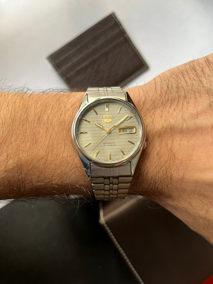 Seiko 5 - Grey Lined Dial (Pre Owned)